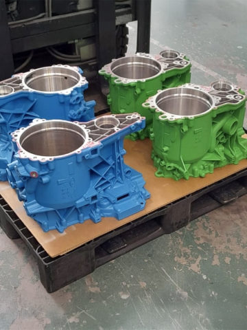 Powder coated items showing the quality of Archital powder coating